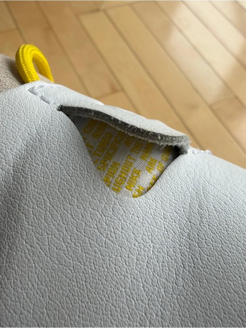Nike Vandalised LX sneakers in the White/Chrome Yellow colorway size 6.5 women’s - Picture 5 of 10